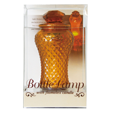 Bottle Lamp Amber