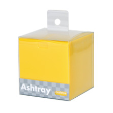 Ashtray Cube Yellow