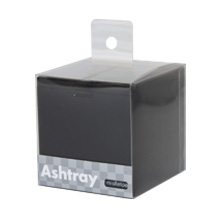 Ashtray Cube Black