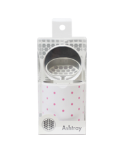 Ashtray Graphic Dot White