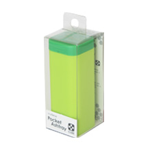 Pocket Ashtray Cube Light Green