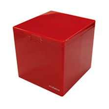 Ashtray Cube Red