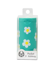 Pocket Ashtry Graphic Flower Blue