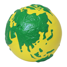 Earth Squeeze Ball Yellow